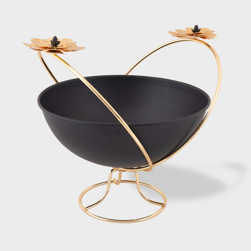 large serving bowl on stand 6022 Delight-Home-Gifts ظرف میوه خوری پایه دار