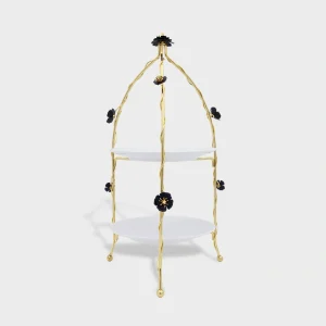 بشقاب گرد طبقاتی 2 طبقه