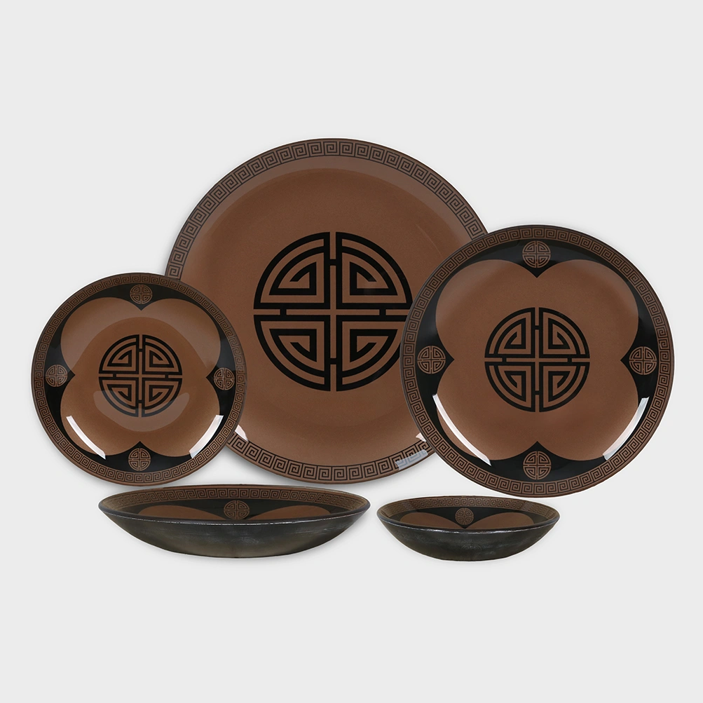 Larisa 4030 -Familye-Delight Home Gifts سرویس غذاخوری شیشه ای 6 نفره طرح لاریسا