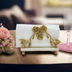 هولدر دستمال رومیزی گل بابونه