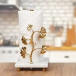 هولدر دستمال حوله ای برگ و پروانه